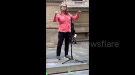 Debra Sweet Speaks ay Global Protest to Close Guantanamo in New York, USA