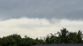 Mystery UFO-shaped cloud terrifies locals in northeast Thailand