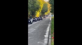 Convoy of 50 delivery robots deployed onto Moscow streets