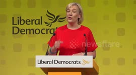 Lisa Smart at Liberal Democrats Conference in Bournemouth, UK
