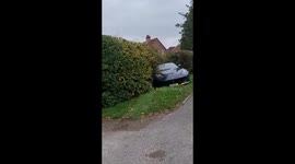 Man Not in a Joking Mood After Car Crash