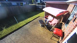 Man Falls Through Swing