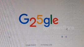 Google celebrates its 25th birthday with a special home page animation that shows all the different version of the logo
