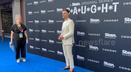 Cast and celebrities attend red carpet global premiere of the Stan Original Series C*A*U*G*H*T in Sydney, Australia