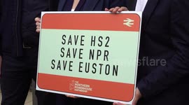 Labour mayors unite in Leeds, UK to call for HS2 to be completed in full