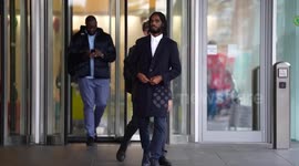 Ricardo Dos Santos leaves Met Police gross misconduct hearing after giving evidence in London, UK