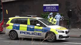 Scene where 15-year-old girl was stabbed to death in Croydon, UK