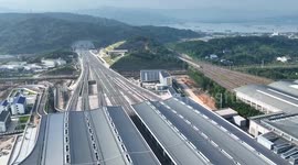 China opens its fastest cross-sea high-speed railway