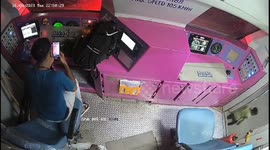 Indian train worker on video call dumps bag on throttle and derails train... and stays on his call!