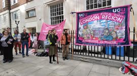 London Region UCU demonstration Defend Education - Join the Fightback, London, UK