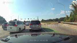 Window Falls Out Of Car
