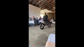 Wedding Wheelie Fail