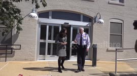 Suella Braverman visits police department in Washington DC, USA