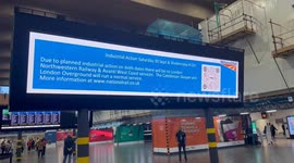 Rail workers go on strike targeting Tory conference