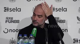 Newcastle 1-0 Man City: Pep Guardiola post-match press conference