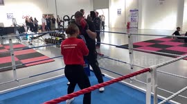 William praised after inspirational visit to sporting charity for young people in Swindon, UK