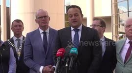 Leo Varadkar speaks about discrimination in sport in Kildare, Ireland