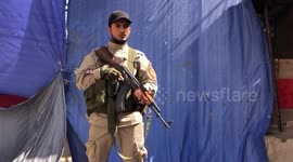 Armed militants withdraw from UN refugee schools in Lebanon