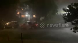 US: Severe Thunderstorm Brings Heavy Rains To Twin Cities, MN