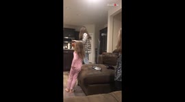 Daughters are surprised with a cute little puppy by their parents *Heartfelt Reactions*
