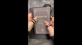 Girl does an amazing ASMR of scrap-booking journaling in goth style *Satisfying ASMR*