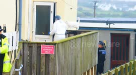 Attempted murder investigation, woman stabbed and two arrested in Newquay cornwall UK
