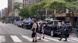 People Protest Against Benjamin Netanyahu During His Visit in New York, USA