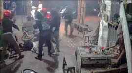 CCTV Camera Recorded A Teenager Beaten By A Group Of Gangs In Fifty Cities, West Sumatra