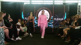 Third day of The Los Angeles fashion show catwalk 2023, in culver city, California