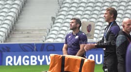 Scotland train in Lille, France ahead of Romania clash