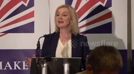Liz Truss calls on Chancellor to cut corporation tax as she opened fringe event in Manchester, UK