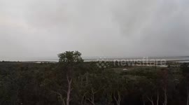 Smoke from burning fires in Australia's Victoria shrouds area