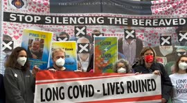 Bereaved families stage protest as COVID-19 inquiry to examine Boris Johnson's lockdown decisions