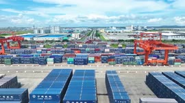 Container throughput via land-sea trade corridor posts growth
