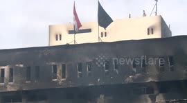 Fire at police station injures at least 45 in Egypt