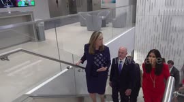 Suella Braverman tours National Center for Missing and Exploited Children in Alexandria, USA