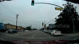 Dashcam Captures T-Bone Crash