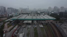 São Paulo Brazil. Unions and workers at Sabesp, Metro and CPTM declare a strike for this Tuesday, October 3, 2023.