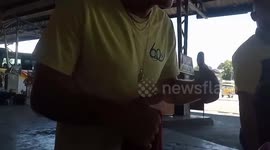 Cash-strapped American arrested 'for overstaying five years in the Philippines '