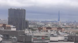 Saint Petersburg conducts alert siren checks for potential enemy invasion. (Russia)