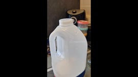 My milk bottle lid started going up and down for no apparent reason. Spooky if u ask me.