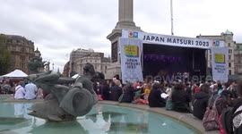 All things Japan Matsuri 2023 festival celebrated in Trafalgar Square in London