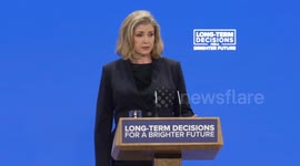 Mordaunt's message to Britain at Tory Party conference in Manchester, UK
