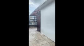 Landlord did not notice Water flowing from  tank above the rooftop.Tenant in shocked while it started pouring while relaxing