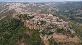 Experience the magic of Civita di Bagnoregio from above in my captivating drone video