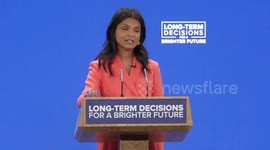 Akshata Murty makes surprise address at Conservative conference in Manchester, UK - part two