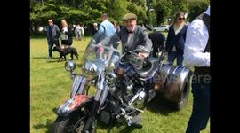 Daredevil pensioner, 89, flies plane and rides Harley Davidson in birthday bucket list