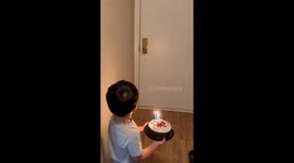 Adorable boy makes dad the happiest guy in the world by singing 'Happy Birthday' to him