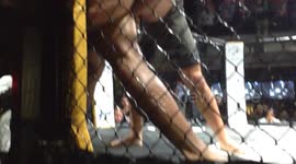 Intense CAGED FIGHTING in Queens NYC.