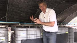 Man builds his own sewage system from re-purposed materials